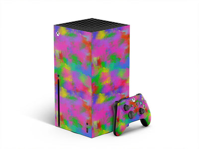 nineties flashback tie dye XBOX DIY Decal