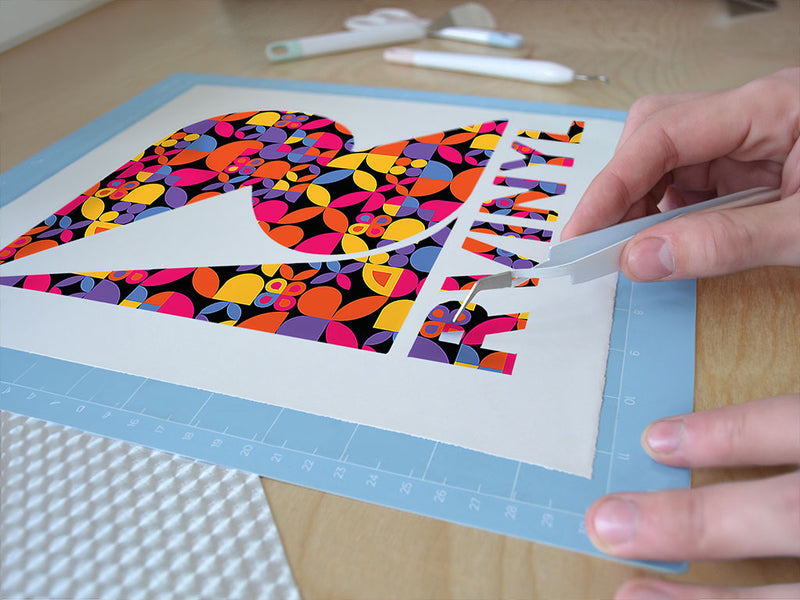nineties revival mosaic Easy Weed Craft Vinyl