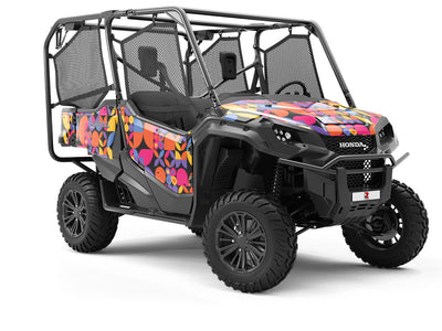 Nineties Revival Mosaic Utility Vehicle Vinyl Wrap