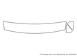 200sx 3M Clear Bra Hood Precut PPF Diagram