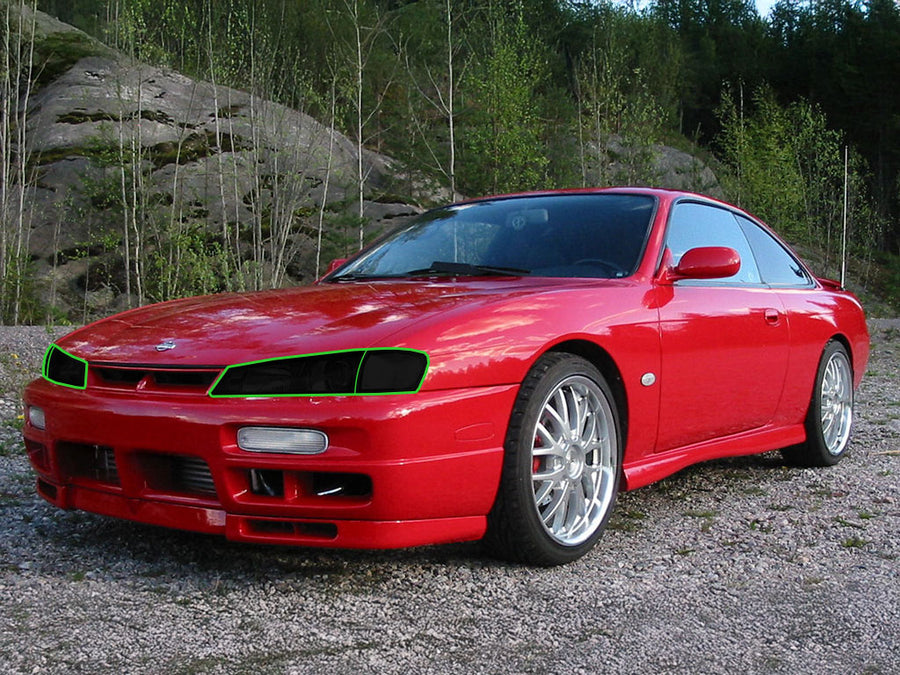 nissan 200sx 1995-1998 Headlight Tint Location