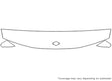240sx 3M Clear Bra Hood Precut PPF Diagram