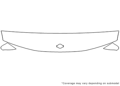 240sx 3M Clear Bra Hood Precut PPF Diagram