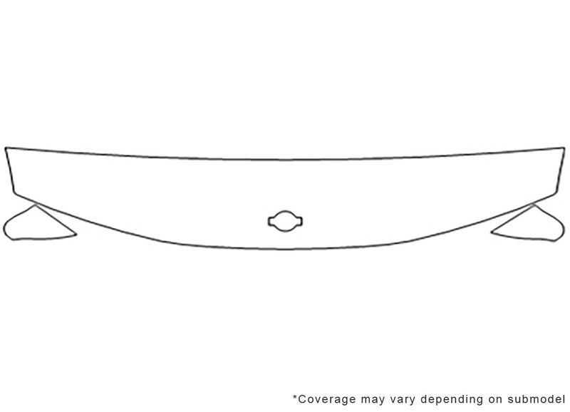 240sx Avery Dennison Clear Bra Hood Precut PPF Diagram