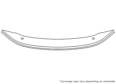 300zx Avery Dennison Clear Bra Bumper Precut PPF Diagram