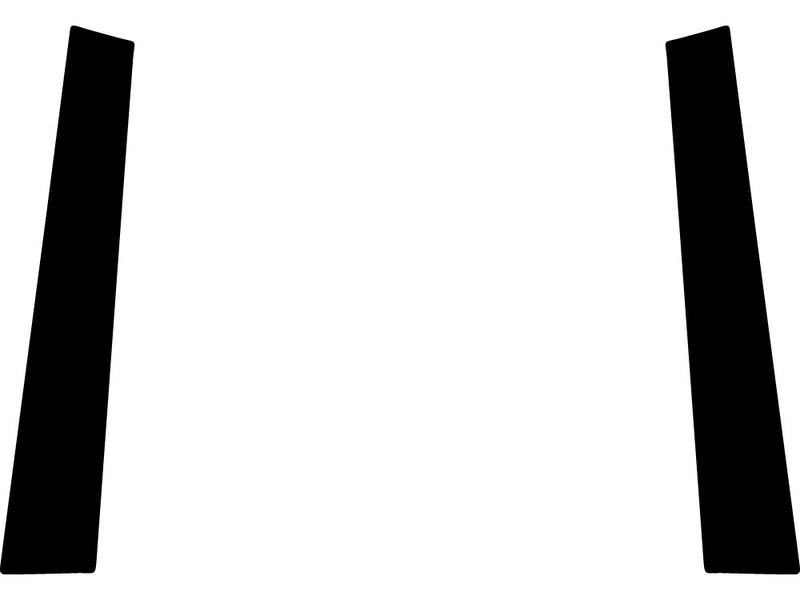 nissan 300zx 1989-1996 (2+2 coupe) Camo Pillar Trim Diagram