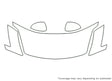 350z Avery Dennison Clear Bra Hood Precut PPF Diagram