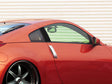 nissan 350z 2003-2009 Carbon Fiber Pillar Cover Diagram