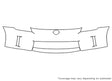 350z Avery Dennison Clear Bra Bumper Precut PPF Diagram