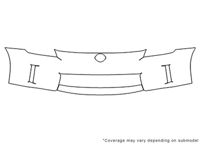 350z Avery Dennison Clear Bra Bumper Precut PPF Diagram