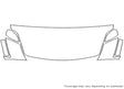 350z Avery Dennison Clear Bra Hood Precut PPF Diagram