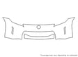 370z 3M Clear Bra Bumper Precut PPF Diagram