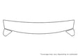 altima 3M Clear Bra Hood Precut PPF Diagram