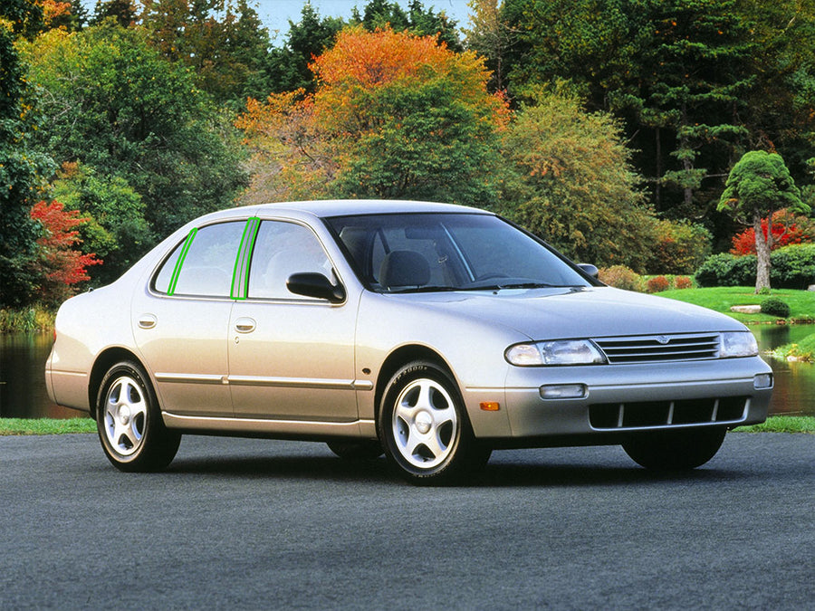 nissan altima 1993-1997 Pillar Post Trim Installation Location