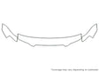 altima 3M Clear Bra Hood Precut PPF Diagram
