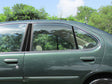 nissan altima 1998-2001 Brushed Aluminum Black Pillar Cover Diagram