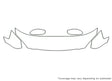 altima Avery Dennison Clear Bra Hood Precut PPF Diagram
