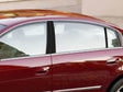 nissan altima 2002-2006 Brushed Aluminum Black Pillar Cover Diagram