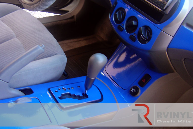 Nissan Altima 2002 Blue Dash Kit~Glossy Blue Trim~2