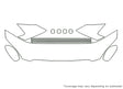 altima 3M Clear Bra Hood Precut PPF Diagram