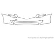 altima Avery Dennison Clear Bra Bumper Precut PPF Diagram