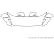 altima 3M Clear Bra Hood Precut PPF Diagram