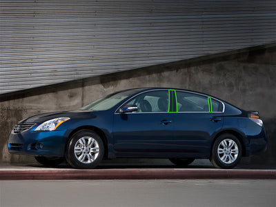 nissan altima 2007-2012 (sedan) Pillar Post Trim Installation Location