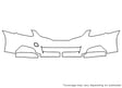 altima 3M Clear Bra Bumper Precut PPF Diagram