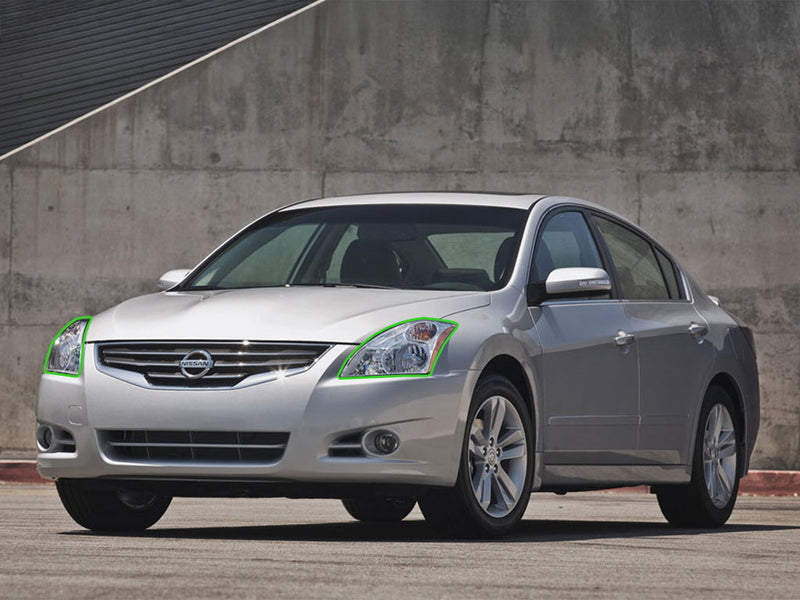 nissan altima 2010-2012 (sedan) Headlight Protection Installation Location