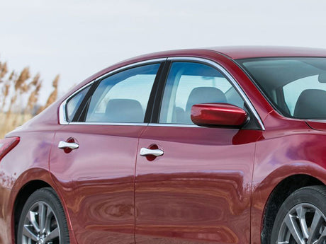 nissan altima 2013-2018 (sedan) Gloss Black Pillar Cover Diagram