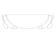 ariya Avery Dennison Clear Bra Hood Precut PPF Diagram
