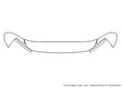 armada 3M Clear Bra Hood Precut PPF Diagram