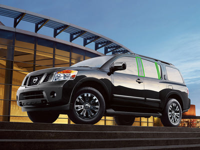 nissan armada 2005-2015 Pillar Post Trim Installation Location
