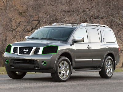 nissan armada 2004-2015 Headlight Tint Location