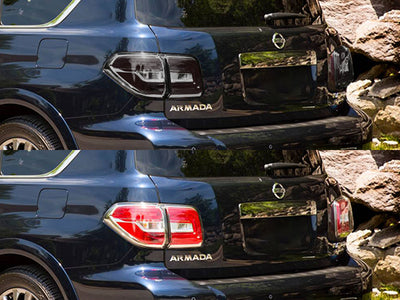 armada Before and After Smoked Taillights