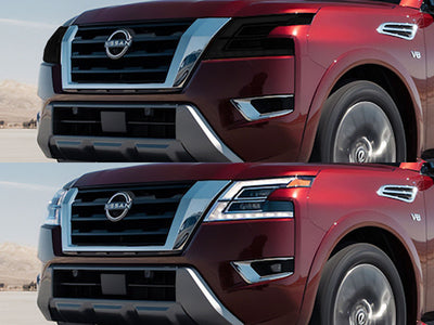 nissan armada 2021-2024 Headlight Tint Appearance