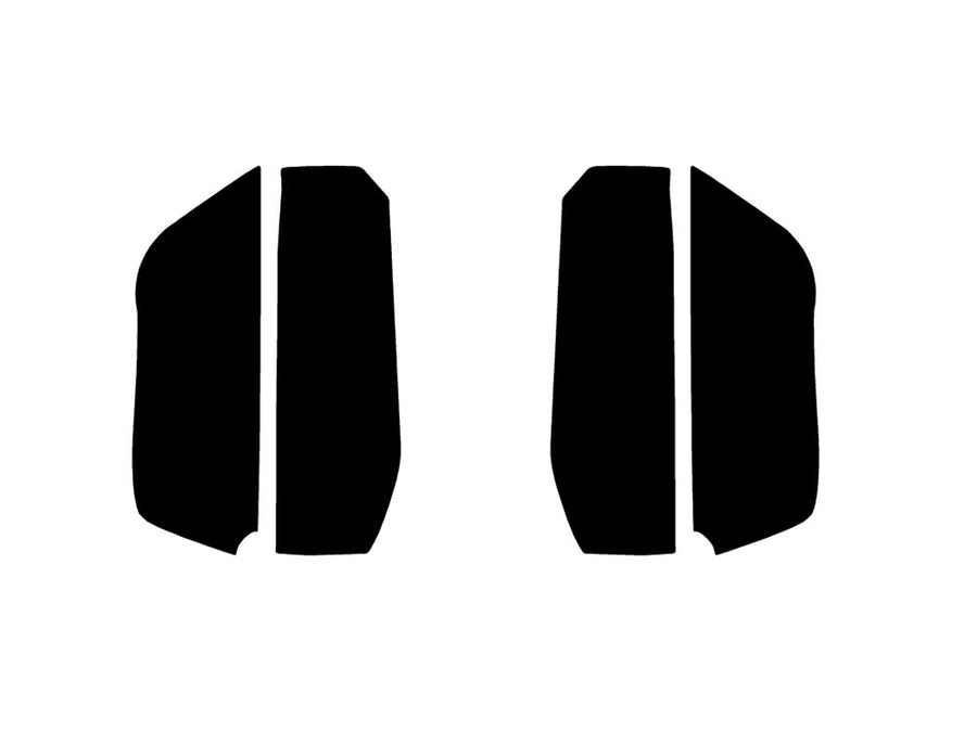 frontier Precut Tail Light Tint Diagram