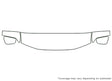 frontier Avery Dennison Clear Bra Hood Precut PPF Diagram
