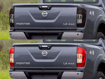 frontier Before and After Smoked Taillights
