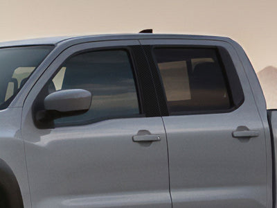 nissan frontier 2005-2023 (crew cab) Carbon Fiber Pillar Cover Diagram