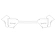 frontier Avery Dennison Clear Bra Bumper Precut PPF Diagram