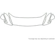 gt-r 3M Clear Bra Hood Precut PPF Diagram