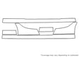 gt-r 3M Clear Bra Door Cup Precut PPF Diagram