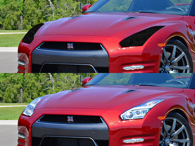nissan gt-r 2009-2016 Headlight Tint Appearance
