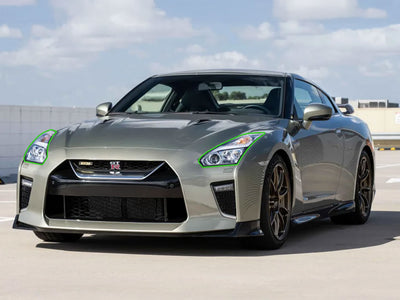 nissan gt-r 2021-2022 Headlight Protection Installation Location