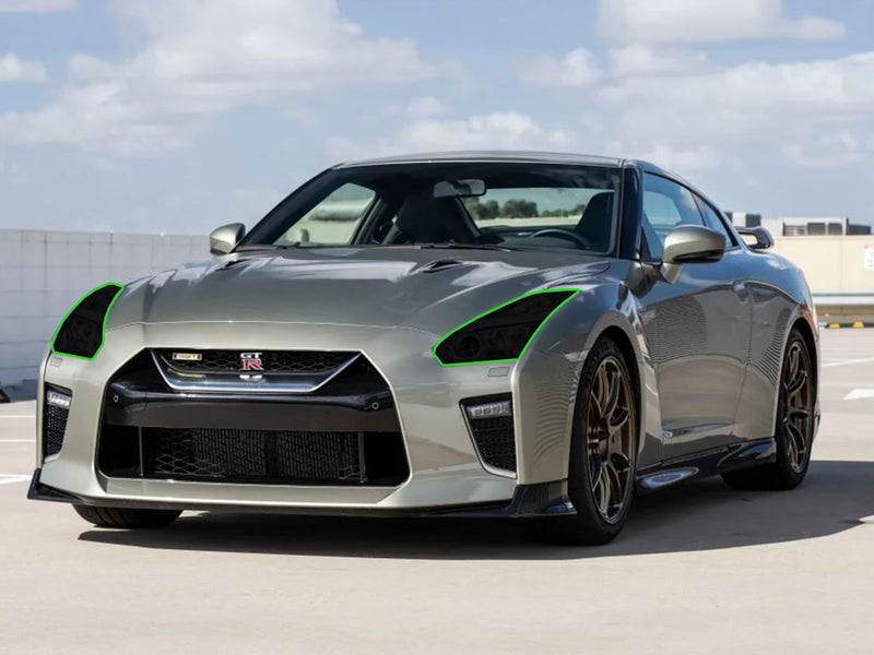 nissan gt-r 2021-2022 Headlight Tint Location