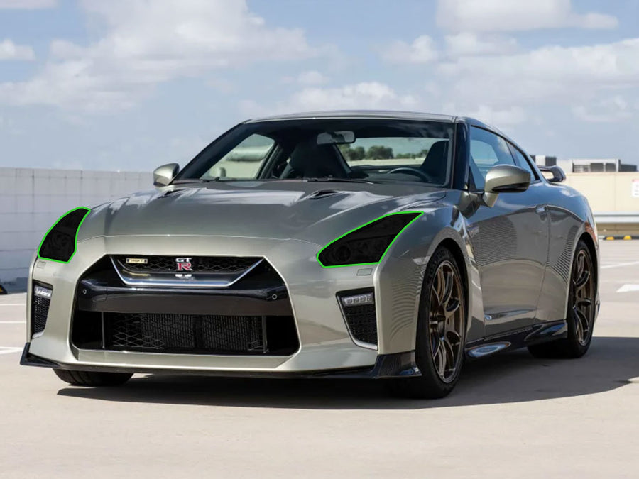 nissan gt-r 2021-2022 Headlight Tint Location