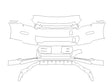 gt-r Avery Dennison Clear Bra Bumper Precut PPF Diagram