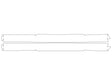 gt-r 3M Clear Bra Door Cup Precut PPF Diagram