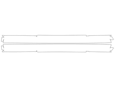 gt-r 3M Clear Bra Door Cup Precut PPF Diagram
